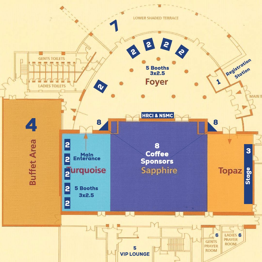 Conference Venue Floor Plan